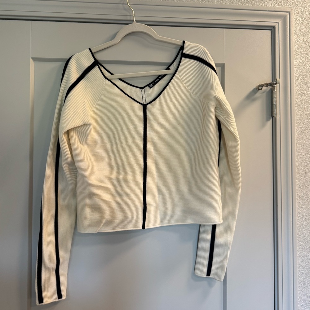 Blanc Noir striped sweater